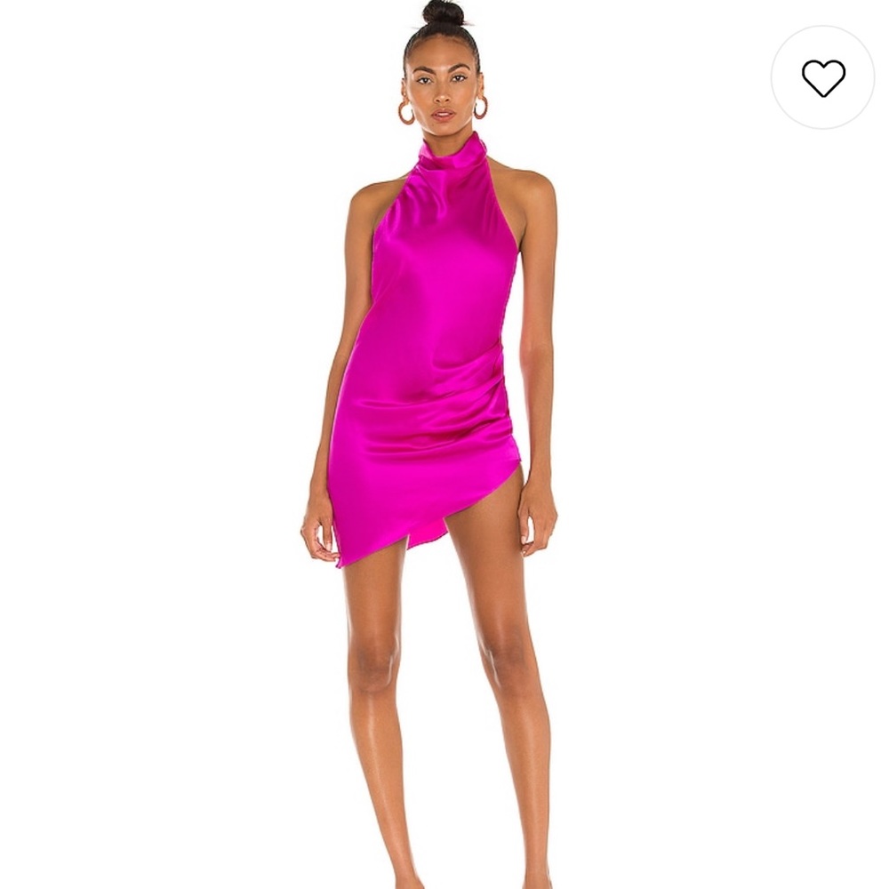 Amanda Uprichard Samba Dress in Hot Pink